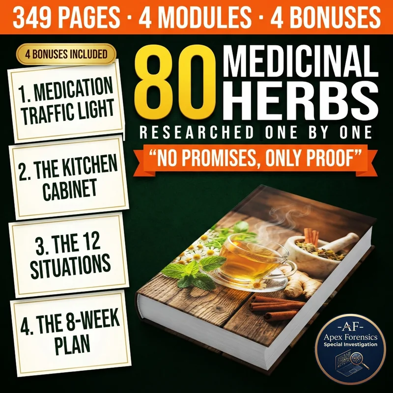 80 Medicinal Herbs researched one by one