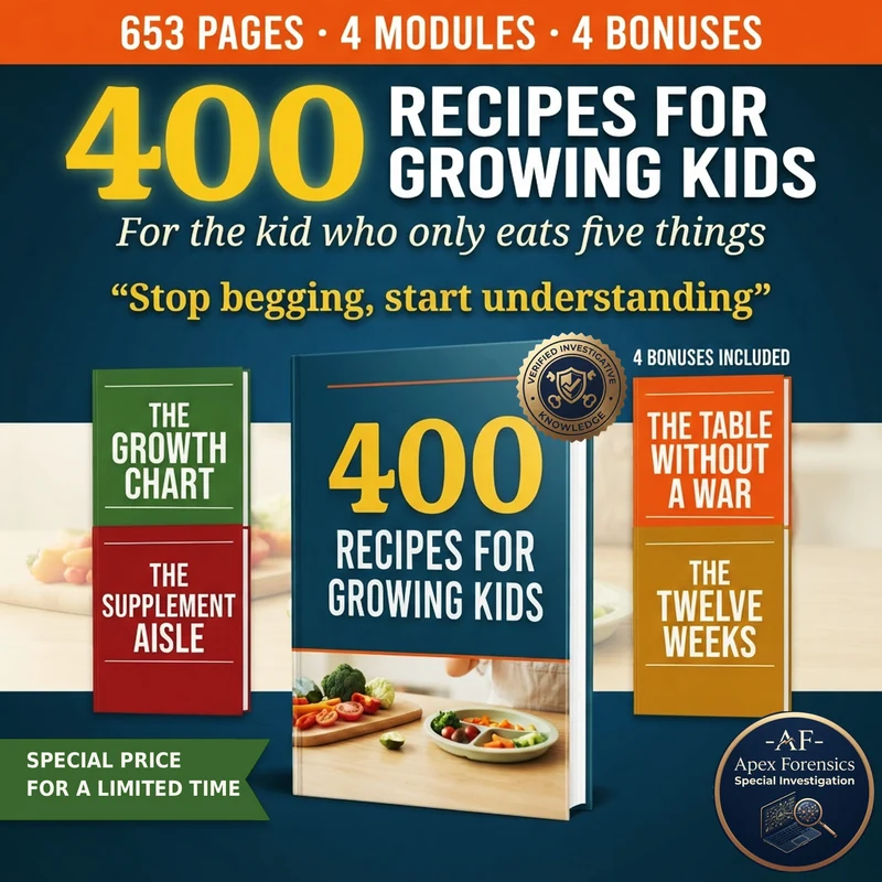 400 Recipes for Growing Kids, with 4 bonuses included