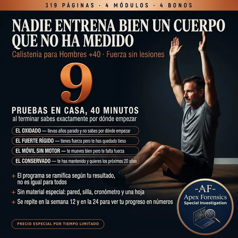 El Test Apex: nueve pruebas en casa en cuarenta minutos y cuatro perfiles de partida