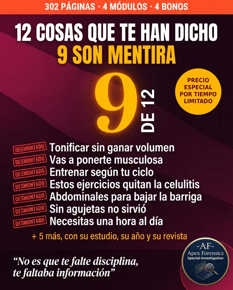 Doce cosas que te han dicho: nueve son mentira, cada una con su estudio