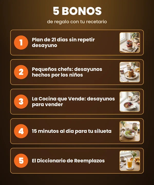 Los 5 bonos de regalo que vienen incluidos