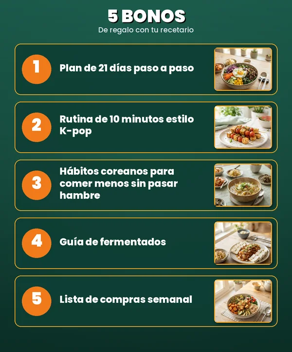 Los 5 bonos de regalo que vienen incluidos