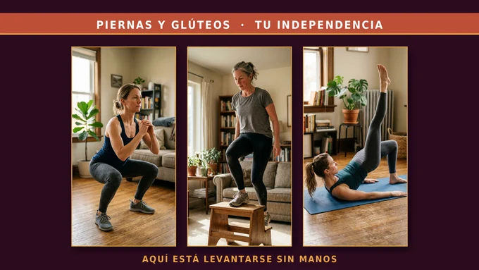 Piernas y glúteos, tu independencia: aquí está levantarse sin manos