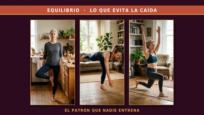 Equilibrio, lo que evita la caída: el patrón que nadie entrena