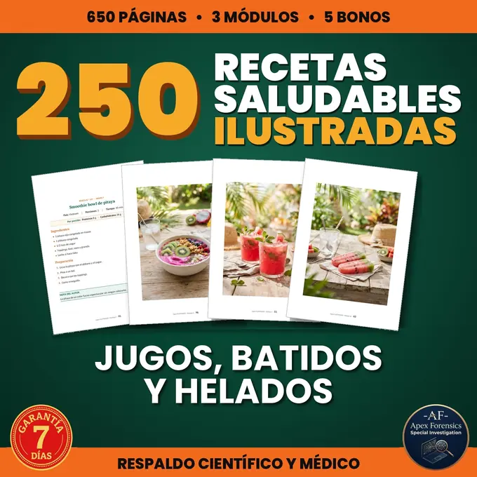 250 Jugos, Batidos y Helados Ilustrados