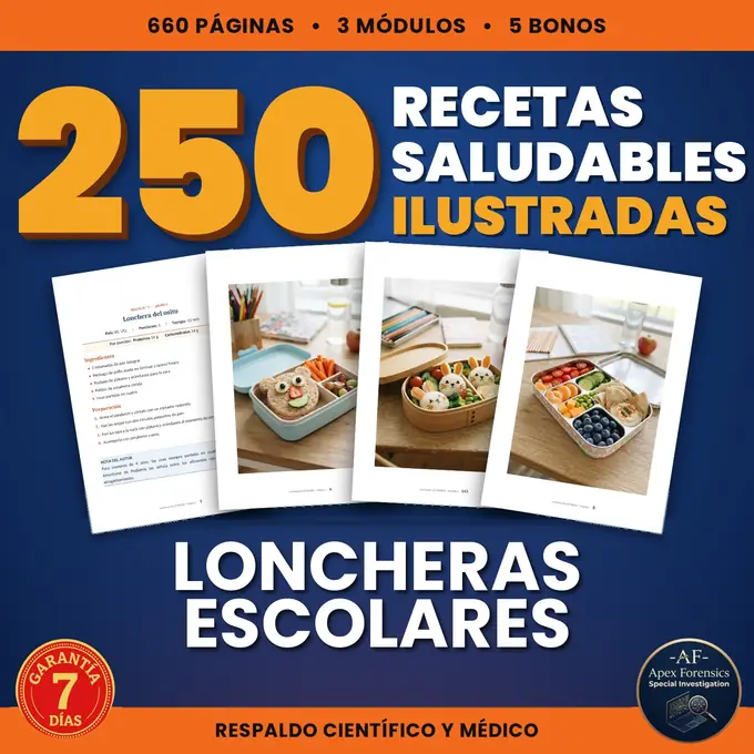 250 Loncheras Escolares Ilustradas