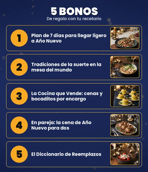 Los 5 bonos de regalo que vienen incluidos