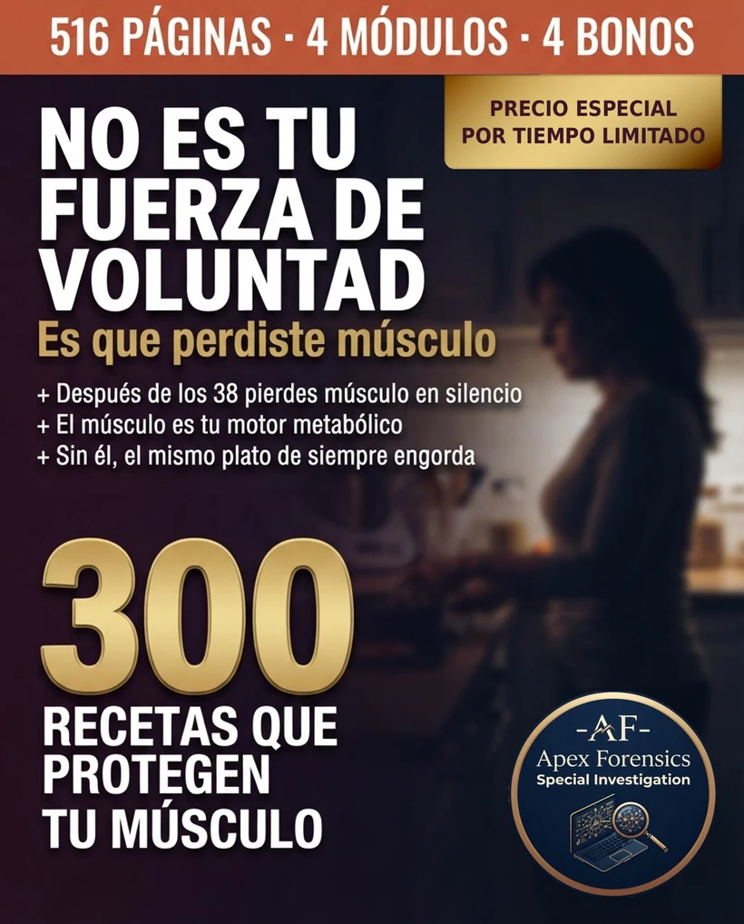 No es tu fuerza de voluntad: es que perdiste músculo