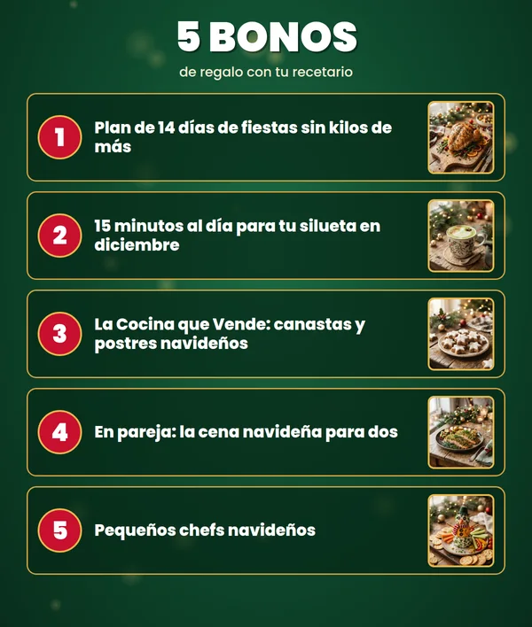 Los 5 bonos de regalo que vienen incluidos