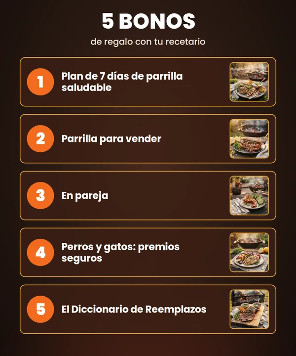 Los 5 bonos de regalo que vienen incluidos