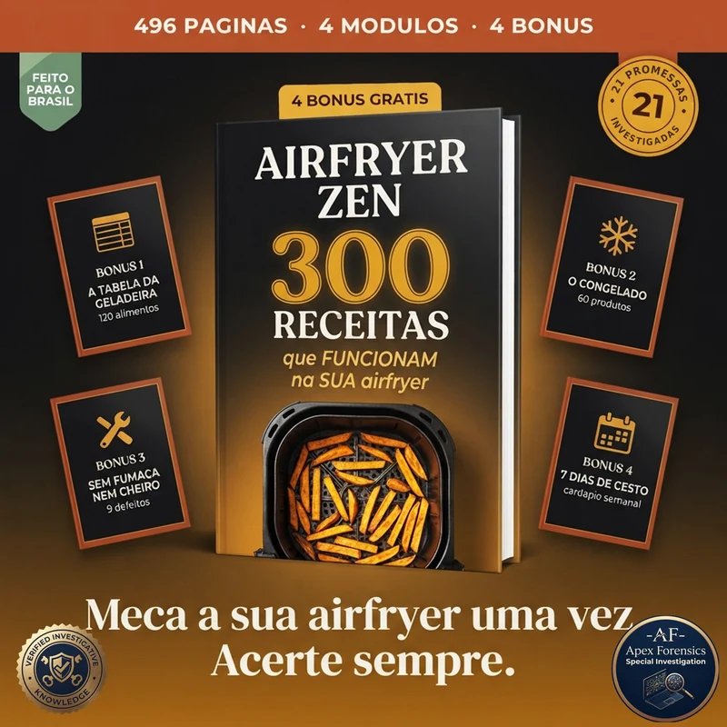 Airfryer Zen, 300 receitas