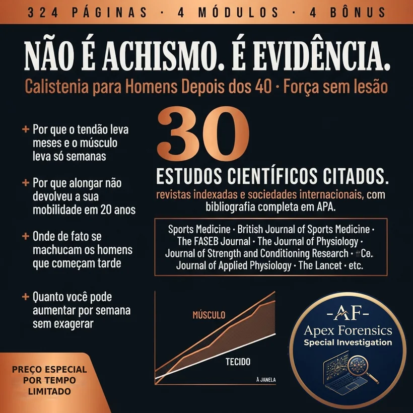 Trinta estudos científicos citados de revistas indexadas, com bibliografia completa em APA