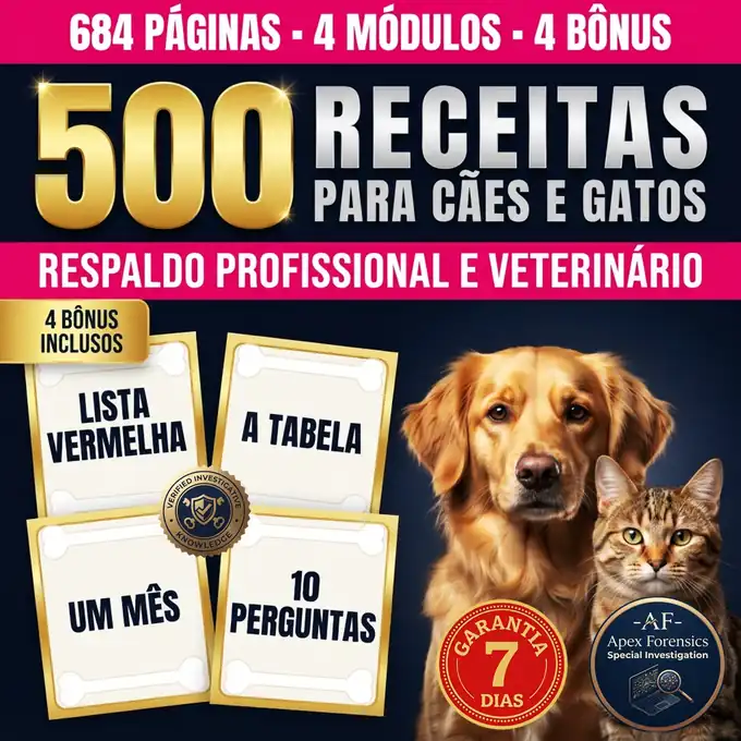 500 Receitas para Cães e Gatos