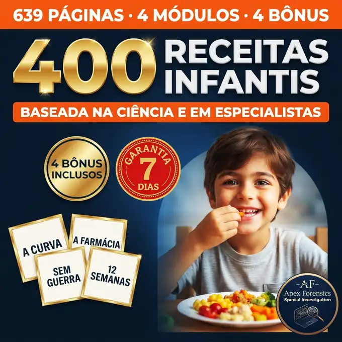 400 Receitas para Crianças em Desenvolvimento